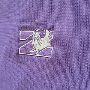 Cutter & Buck. Cb drytec. Purple polo xxl Northwestern college.